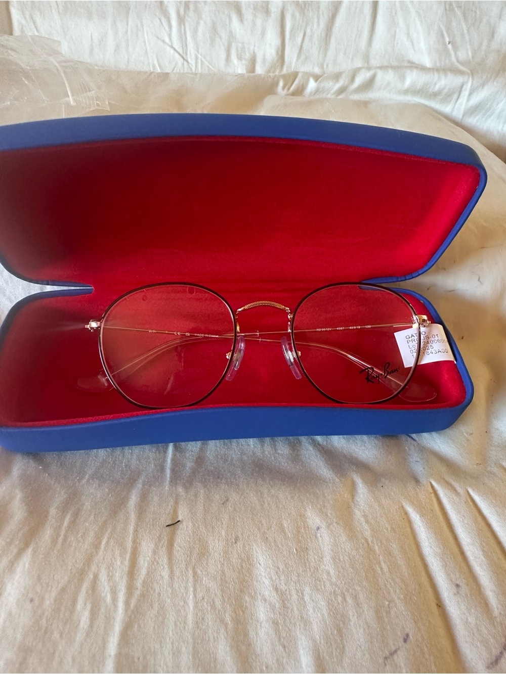 Ray-Ban Junior Rob RY9572V Brown Rose Gold Glasses